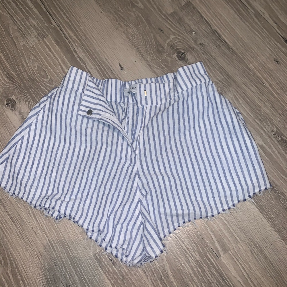 Nice Martin brand blue and white stripped shorts